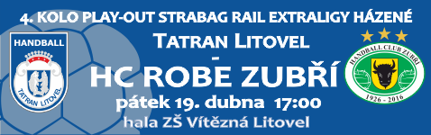 Play-out Tatran Litovel HC Robe Zubří
