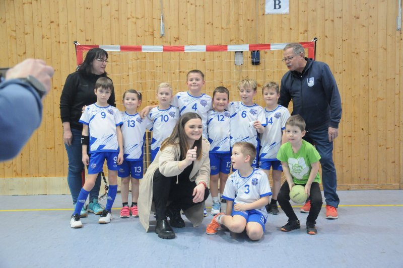 Mladší miniházená na turnaji v Kostelci
