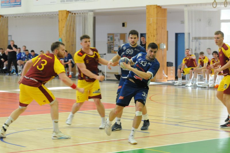 1. liga mužů: Tatran Litovel - Dukla Praha B 31:29 (11:14)