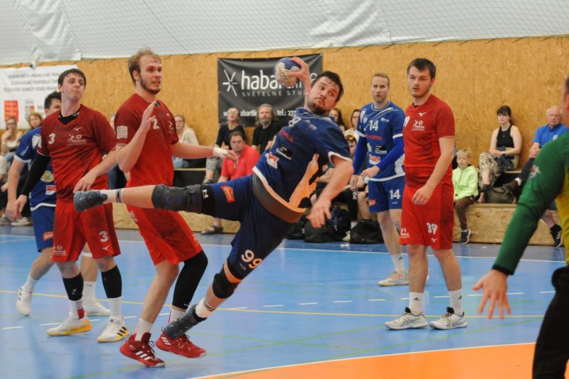 1. liga mužů: Sokol Vršovice - Tatran Litovel 25:23 (10:11)