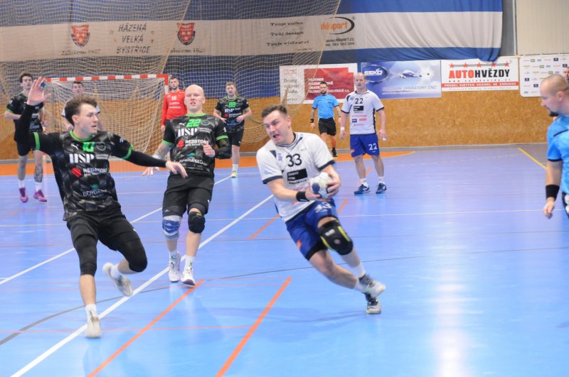 1. liga mužů: HAOLK tým - Tatran Litovel 28:27 (13:12)