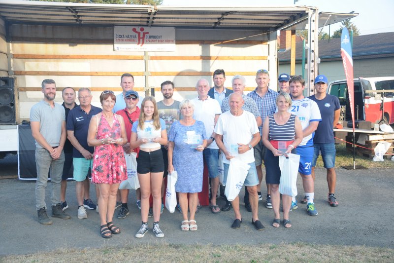 58x  Obecné: Oslavy 90 let házené v Litovli - udílení cen