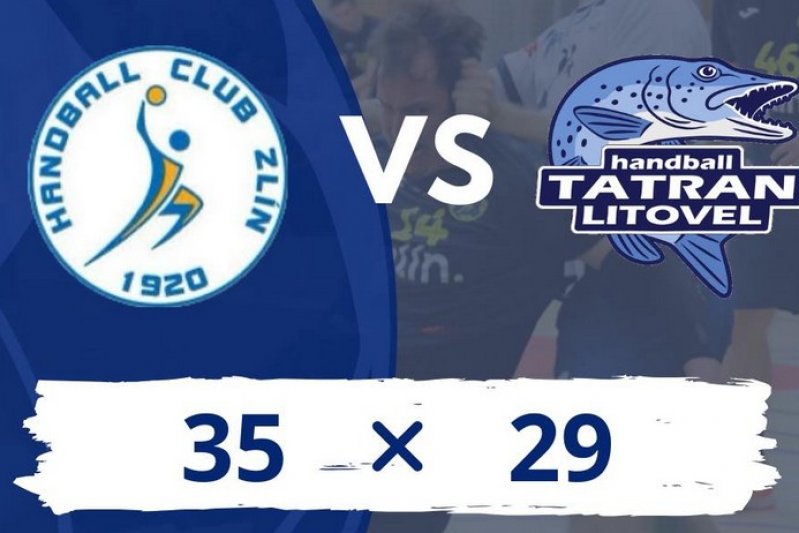 1. liga mužů: HC Zlín - Tatran Litovel 35:29 (17:15)