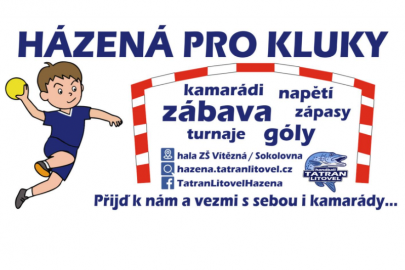 Sportovní odpoledne v Litovli nabídlo dětem radost z pohybu i házené