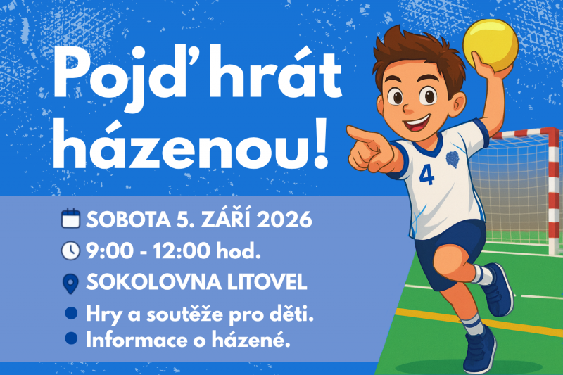 Pojď hrát házenou - staň se litovelskou štikou!